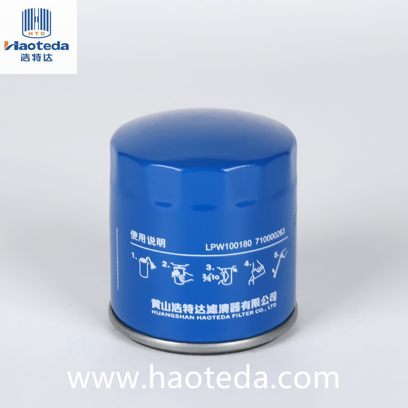 فیلترهای روغن فلزی Haoteda LPW100180 قطعات خودرو با راندمان بالا